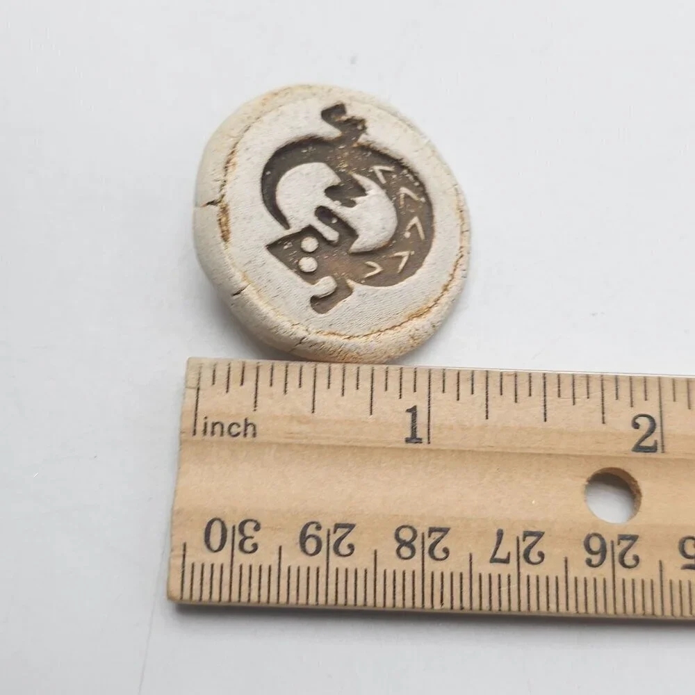 Handcrafted Ceramic Lizard Brooch Pin Vintage Southwest